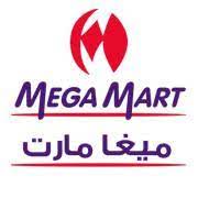 Mega Mart company logo.